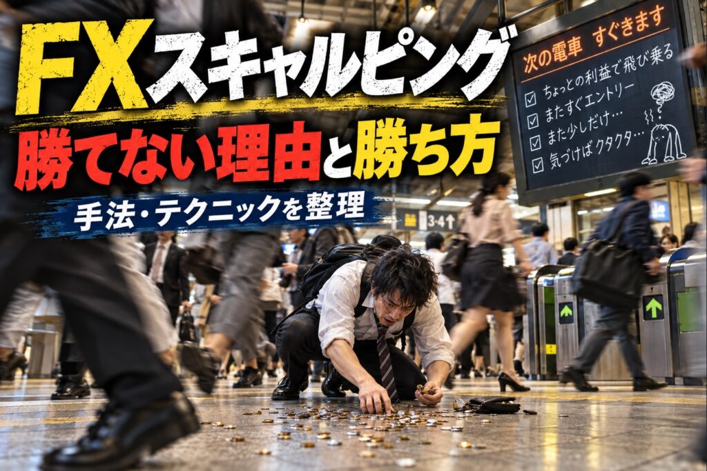 FXスキャルピングで勝てない理由｜勝ち方・手法・テクニックを実体験から解説