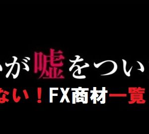 FX詐欺商材は腐る程ある（勝てない情報商材教材一覧）