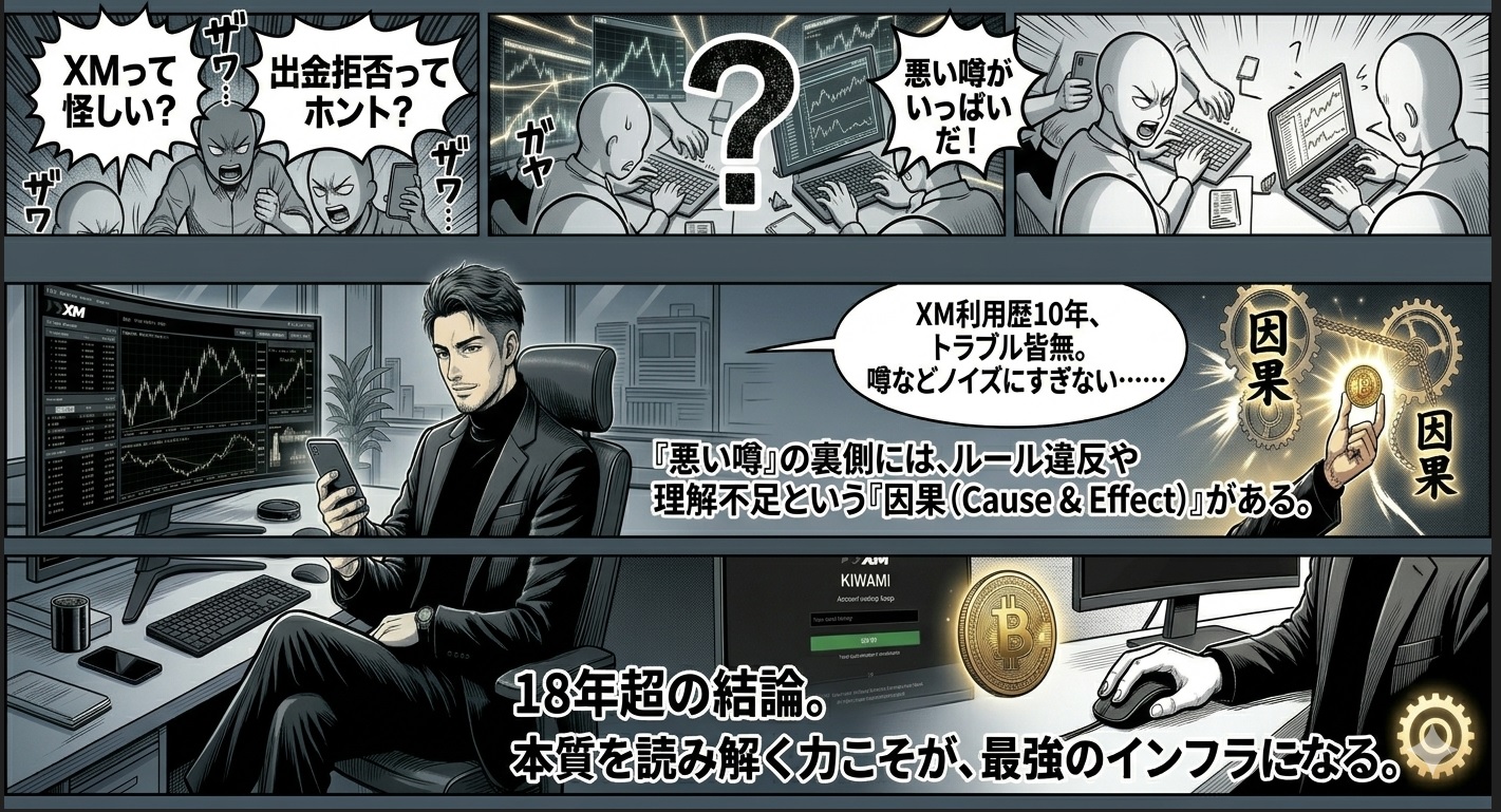 XMは怪しい？ネット上の誤った噂話→出金拒否の嘘を論破→FX口座として最高のインフラ