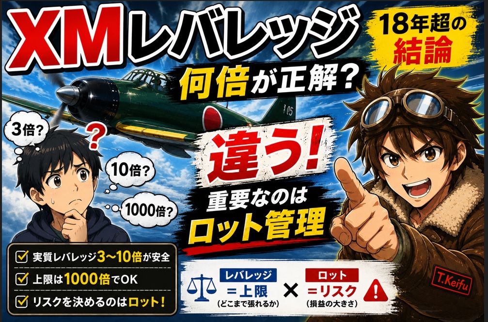 XMハイレバは何倍が正解？初心者は「実質レバ3〜10倍」が最適な理由と安全な使い方