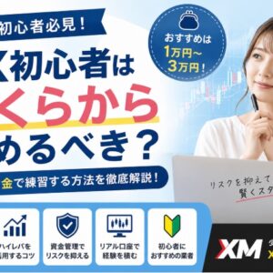FX初心者は1万円からでも十分？少額資金で練習した方が上達が早い理由