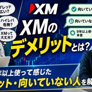 XMのデメリットとは？9年以上使って感じたメリット・向いていない人を解説