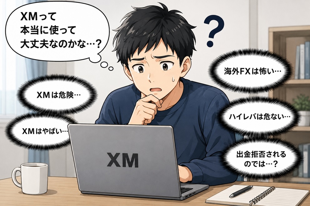 XMは危険なのか不安になるFX初心者①