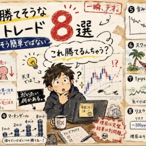 FXで誰もが一度は思いつく「勝てそうなトレード」8選_でも実際はそう簡単ではありません