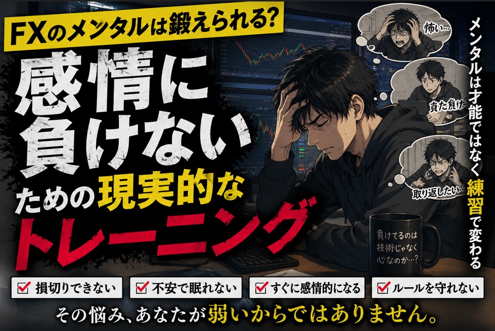 FXのメンタルは鍛えられる？感情に負けないための現実的なトレーニング