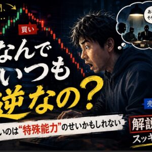 FXはなぜ自分が買うと下がるのか？売ると上がる本当の理由