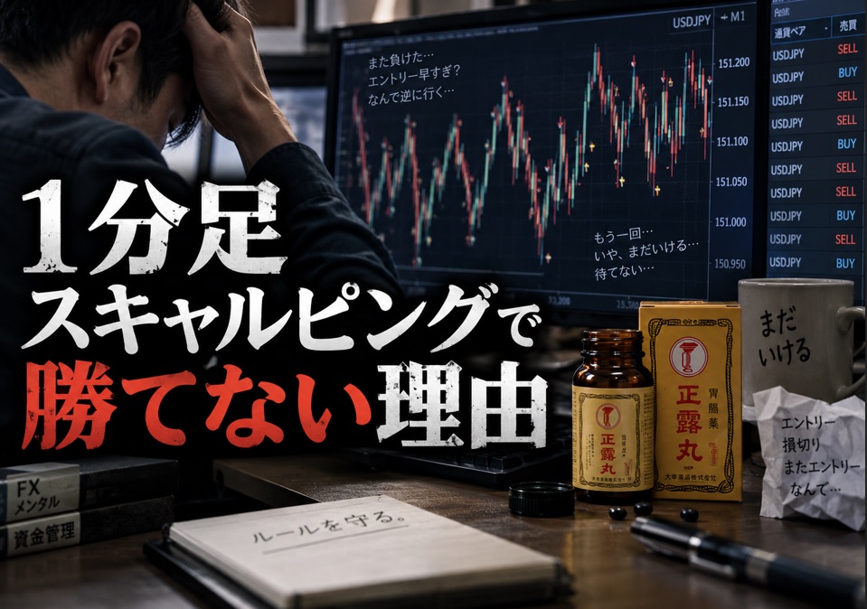 1分足スキャルピングで勝てない理由_手法より先に疑うべきこと
