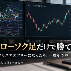 FXはローソク足だけで勝てる？インジケーターなしで勝つために見るべきもの
