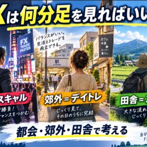 FXは何分足を見ればいい？1分・5分・15分・1時間足を全部見る前に考えること