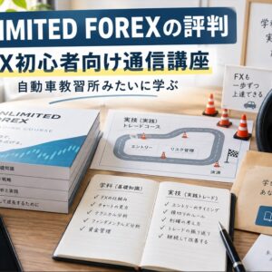 UNLIMITED FOREXの評判は？FX初心者向け通信講座の内容・返金保証を検証