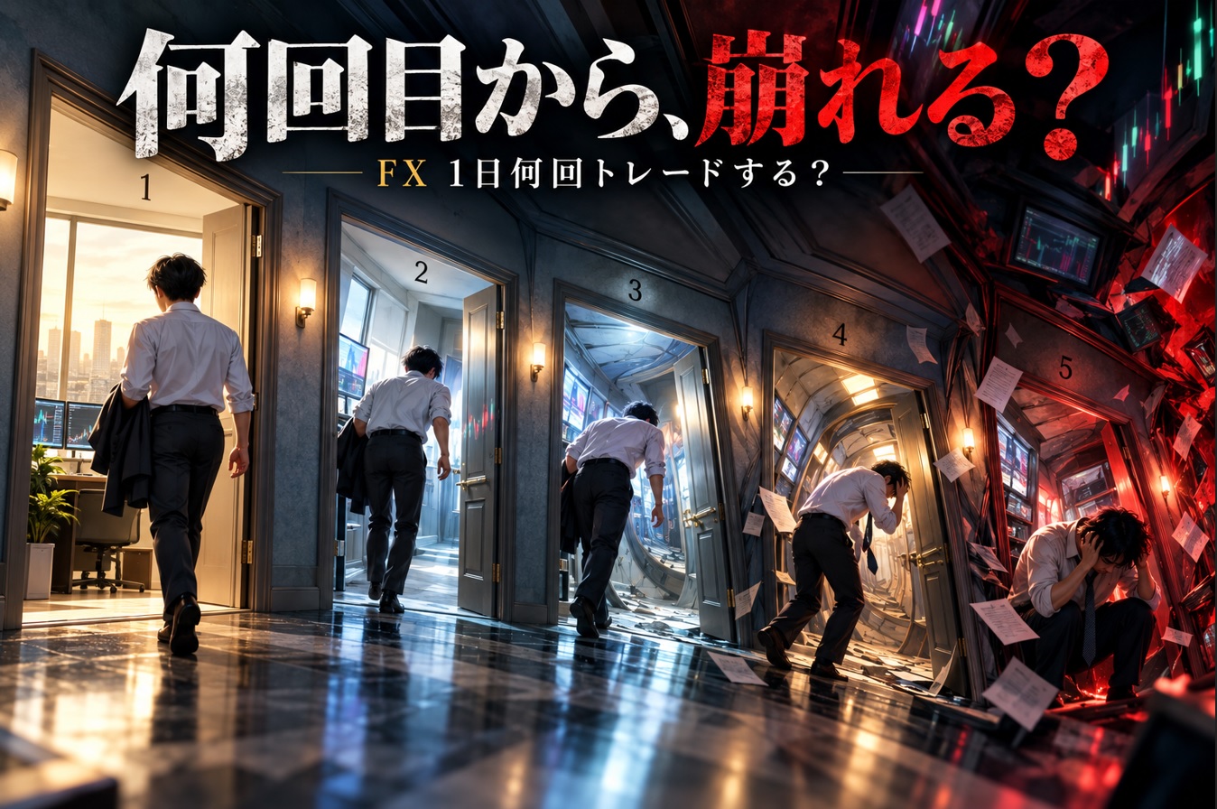 FXは1日何回トレードする？エントリー回数の目安とやりすぎる危険性