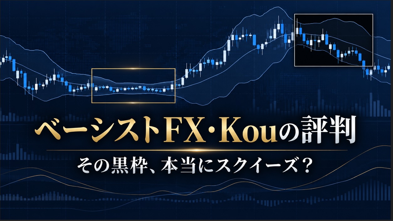 Kou＠ベーシストFXの評判は？ボリンジャーバンド手法を教材で検証した疑問と実績